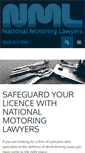 Mobile Screenshot of national-motoring-lawyers.com