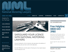 Tablet Screenshot of national-motoring-lawyers.com